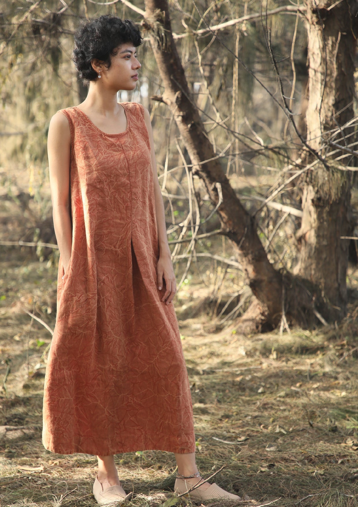 inverted pleat dress Faille Inverted Pleated Gown With Draped Petal Wings