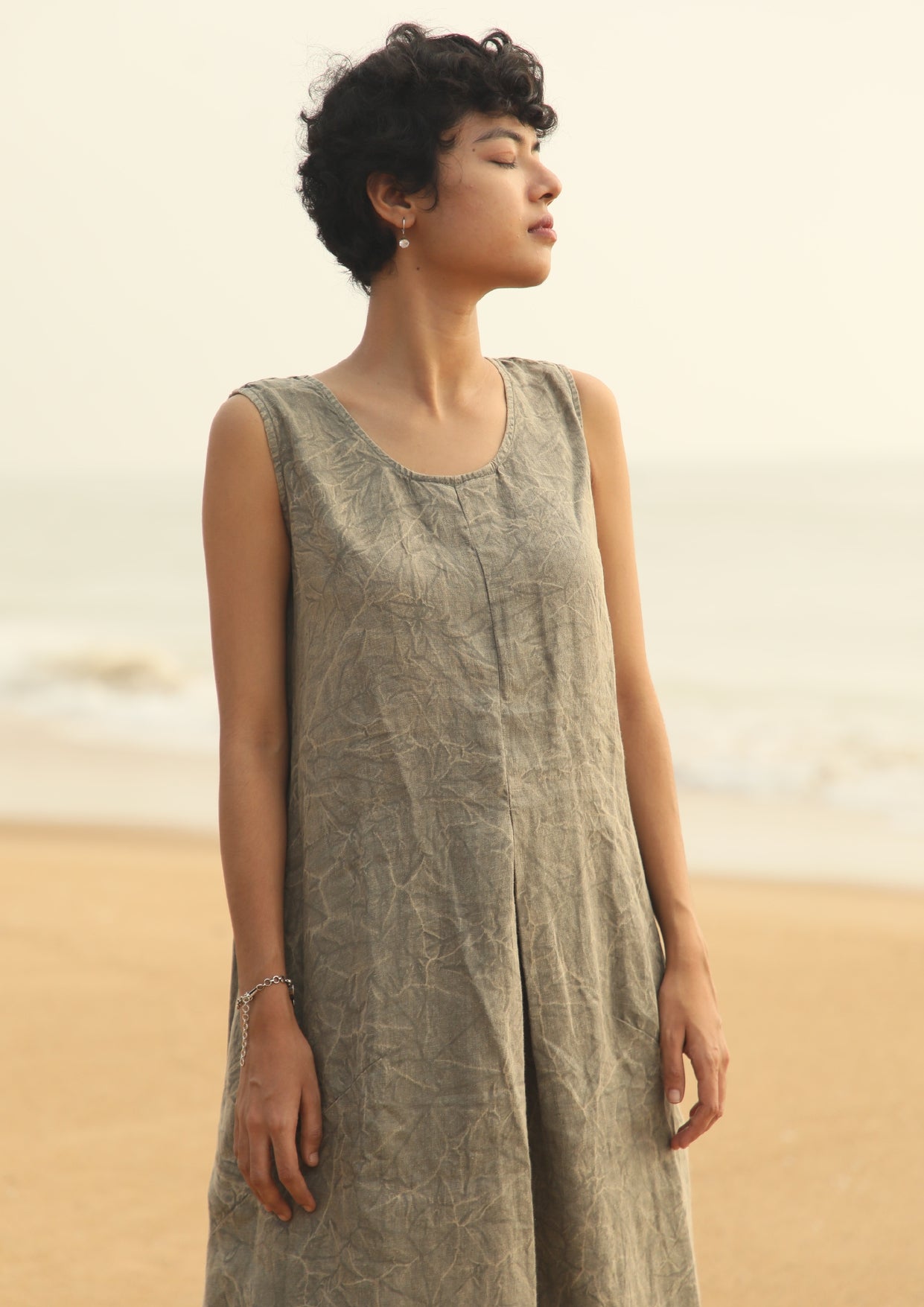 INVERTED PLEAT DRESS