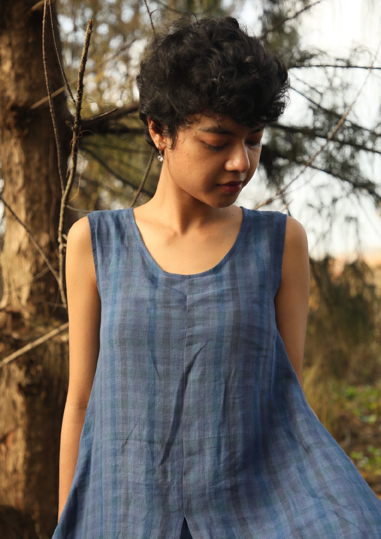 INVERTED PLEAT DRESS