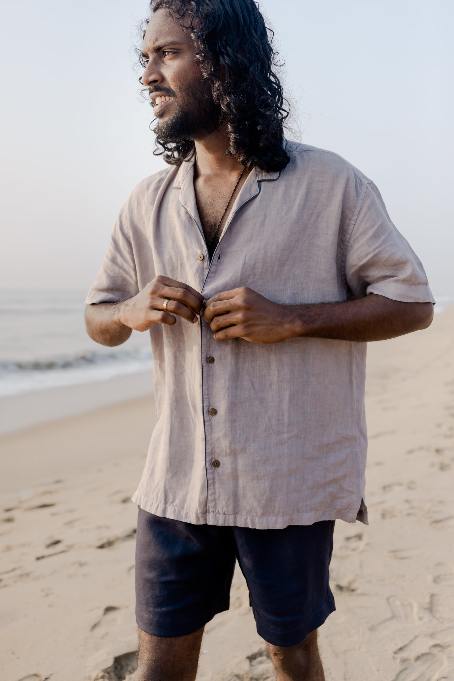 SURMAI SHIRT-GARMENT OVERDYED