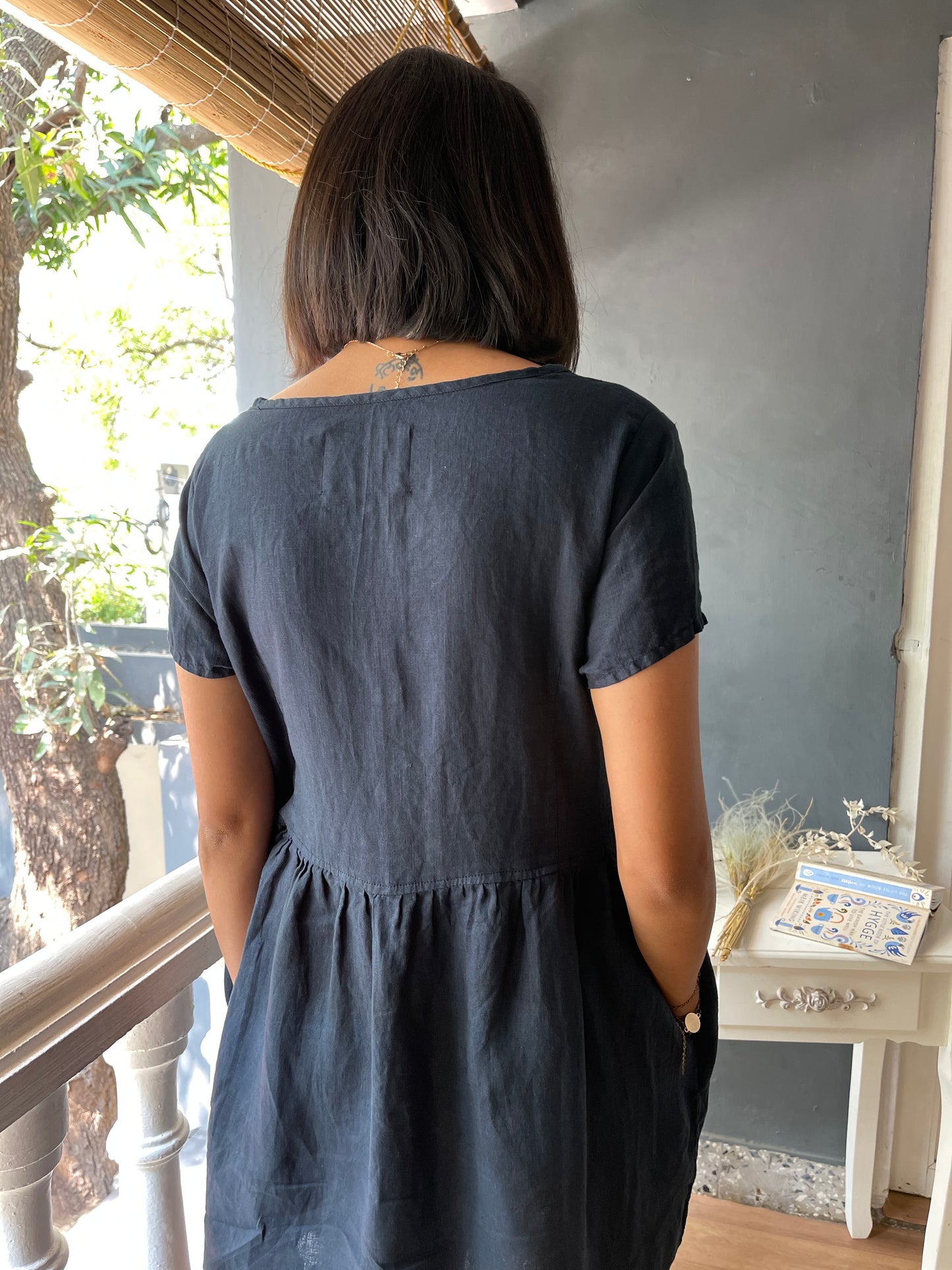 FRONT OPEN DRESS